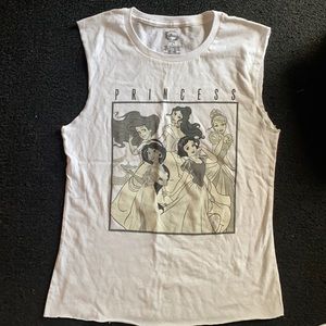 Disney princess cut muscle tee